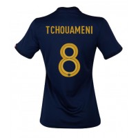 Frankrike Aurelien Tchouameni #8 Replika Hemmatröja Dam VM 2022 Kortärmad
